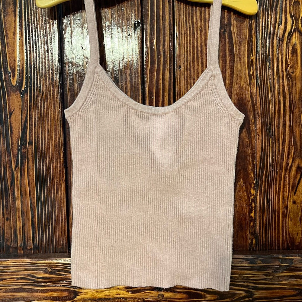 Rhythm Ribbed pale pink Camisole